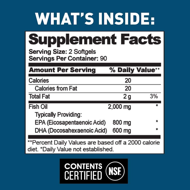 Triple Strength Omega 3 Fish Oil 2