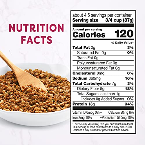 Gluten-Free Plant-Based Ground Be'f Crumbles, 13.7 oz 2