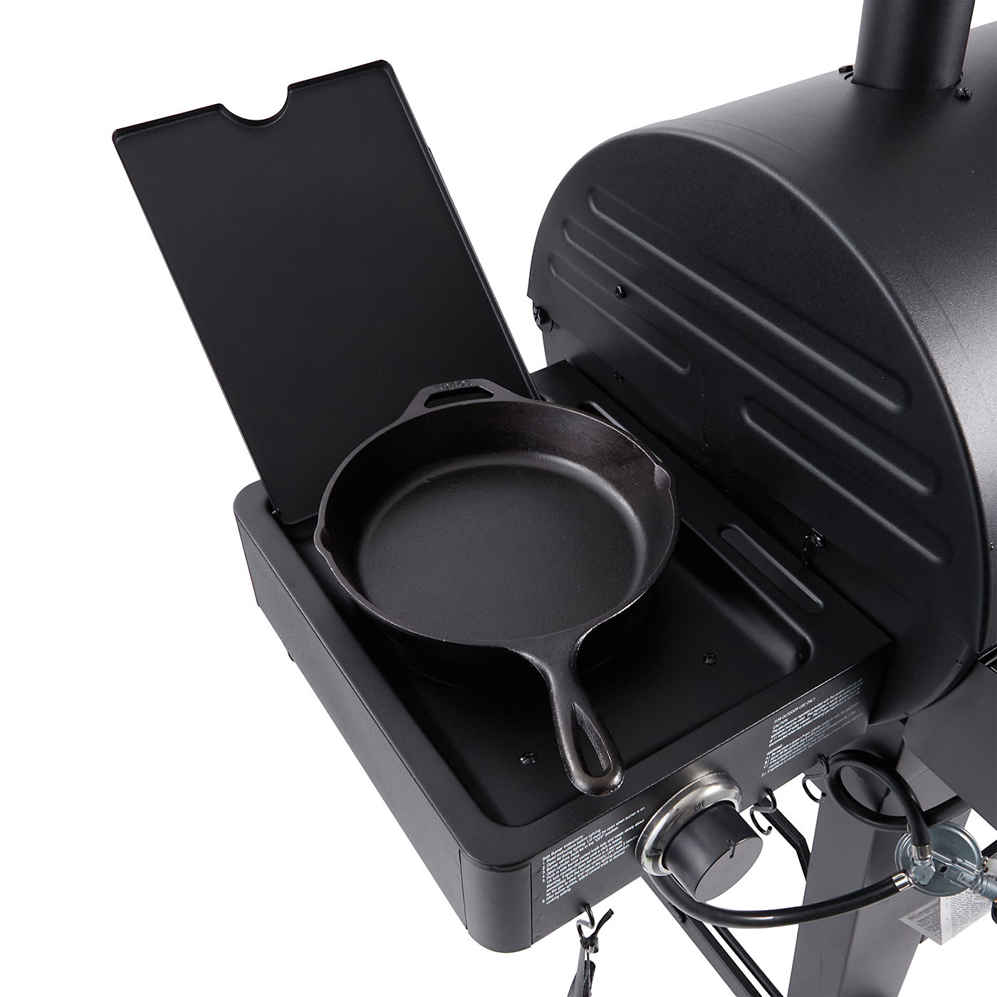 Double Play 3-Burner Gas and Charcoal Grill 6