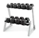 Weider 150-Pound Dumbbell Set with Rack 1