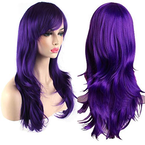 28" 70cm Fashion Wigs Long Wavy Curly Hair Cosplay Wig & Wig Cap 1