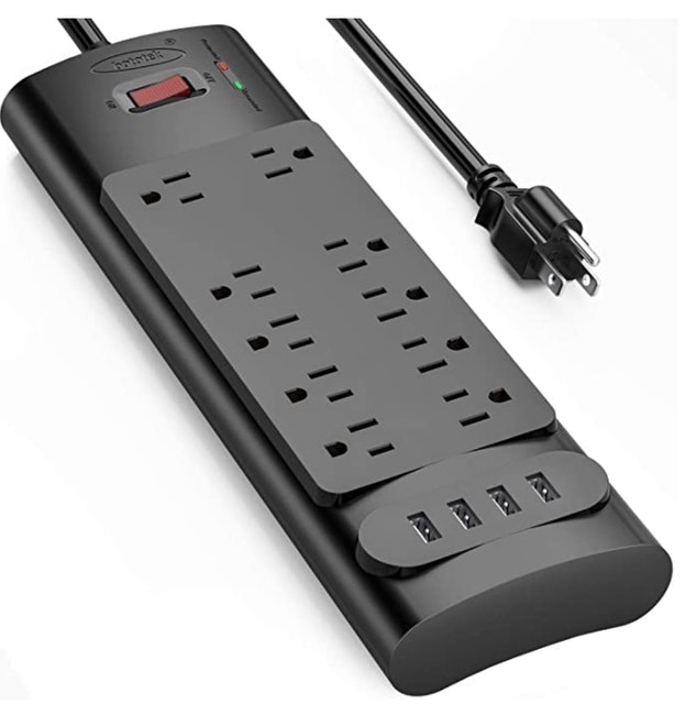Surge Protector with 10 AC Outlets 1