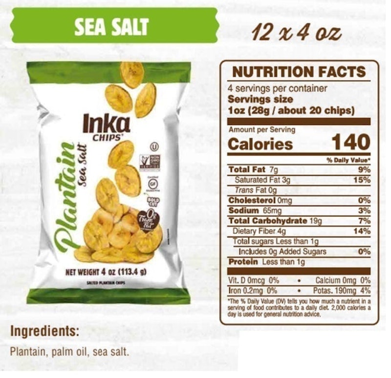 Plantain Sea Salt Chips 2
