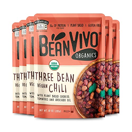 Organics Plant-Based Protein Three Bean Vegan Chili 1