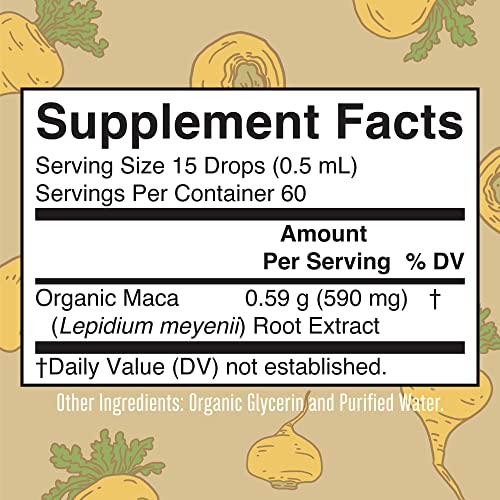 Organic Maca Root Liquid Drops 2