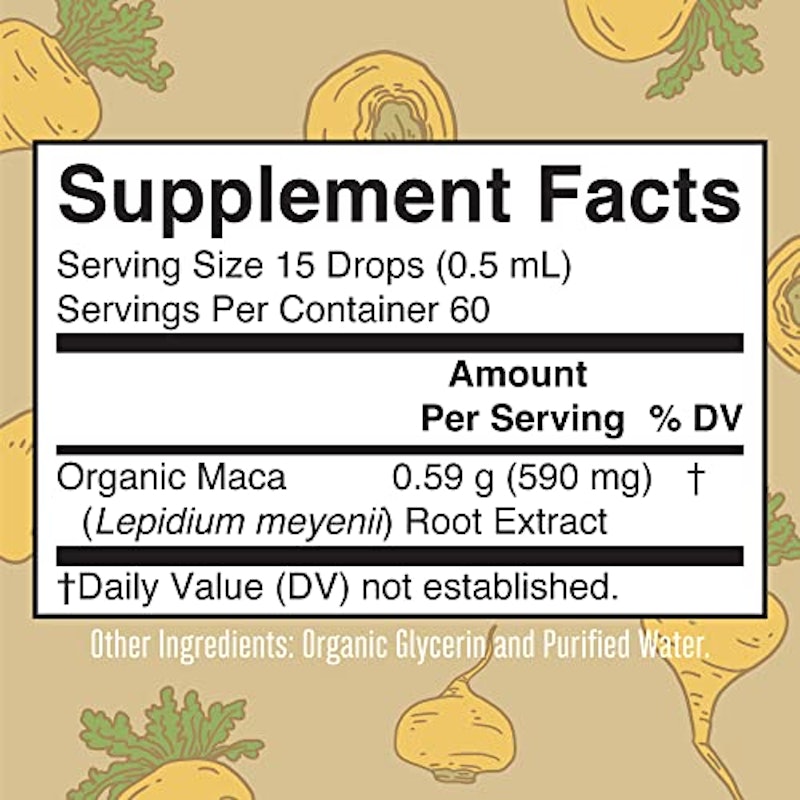 Organic Maca Root Liquid Drops 2