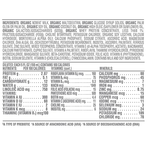 Organic Infant Formula, Stage 1 Sensitive 4