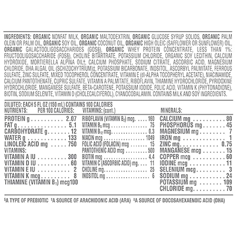 Organic Infant Formula, Stage 1 Sensitive 4