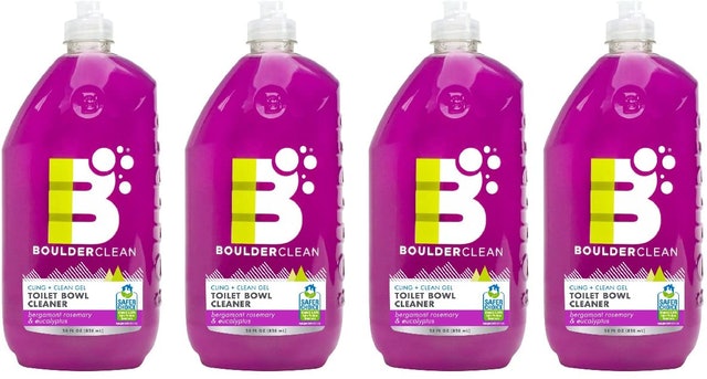 Boulder Clean Natural Toilet Bowl Cleaner, Bergamot Rosemary & Eucalyptus (4 Pack) 1