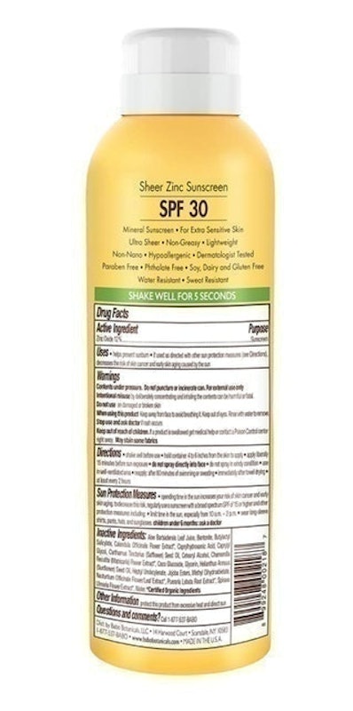 Sheer Zinc Sunscreen 2