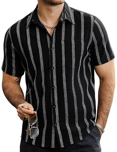 Mens Summer Striped Shirt 1