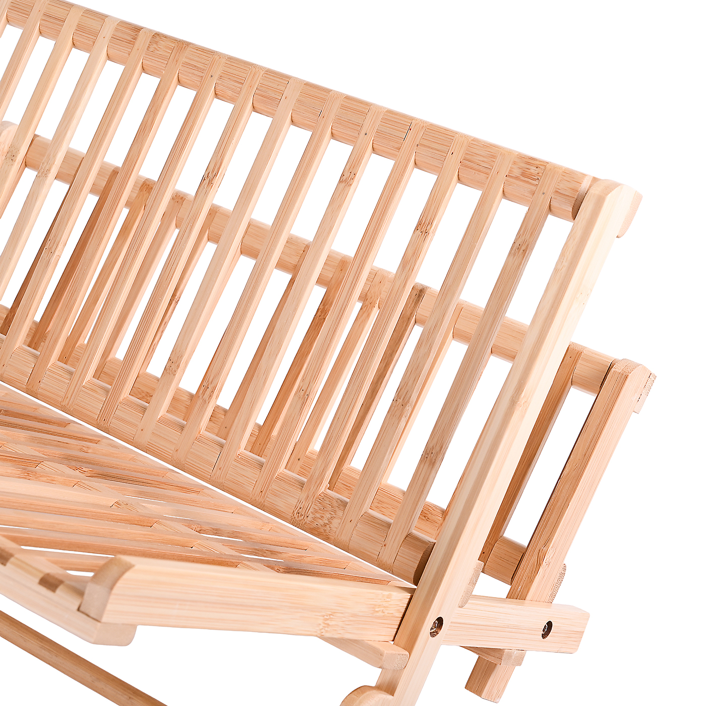 Collapsible Bamboo Dish Drying Rack 2