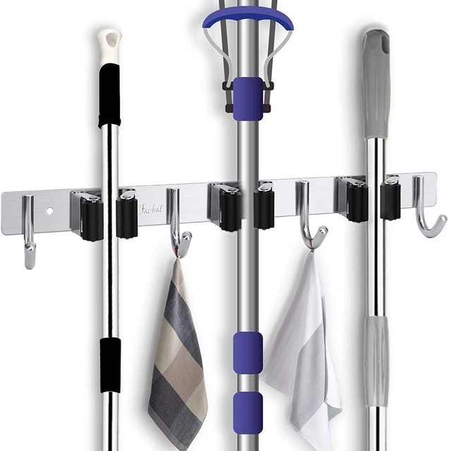 10 Best Broom Holders in 2022 (Rubbermaid, Command, and More) 5