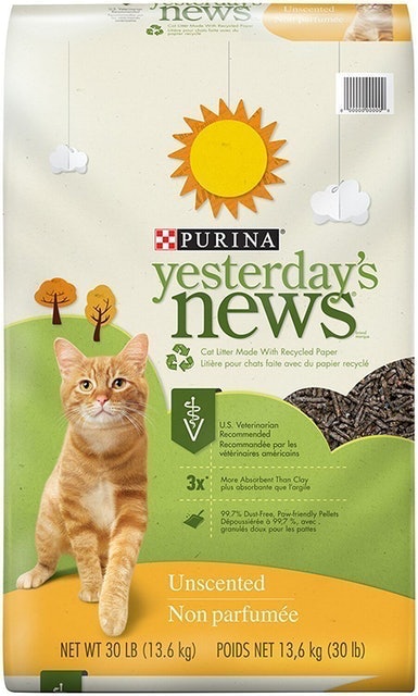 Purina Yesterday News Unscented Paper Cat Litter (30 lb.) 1