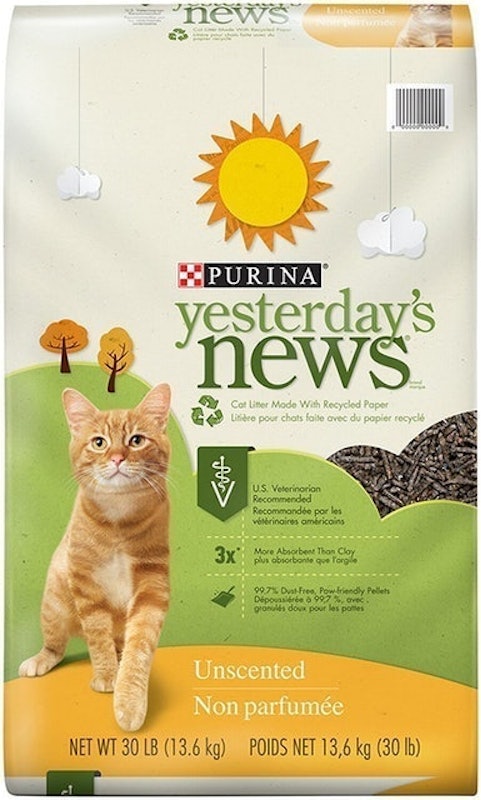 Purina Yesterday News Unscented Paper Cat Litter (30 lb.) 1