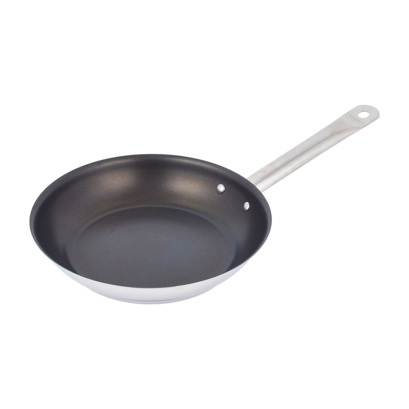 Tri-Ply Base 10 in Stainless Steel Fry Pan with Nonstick Interior 1