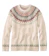L.L.Bean Classic Ragg Wool Fair Isle Crewneck 1