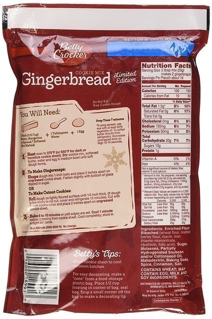 Gingerbread Cookie Mix 2