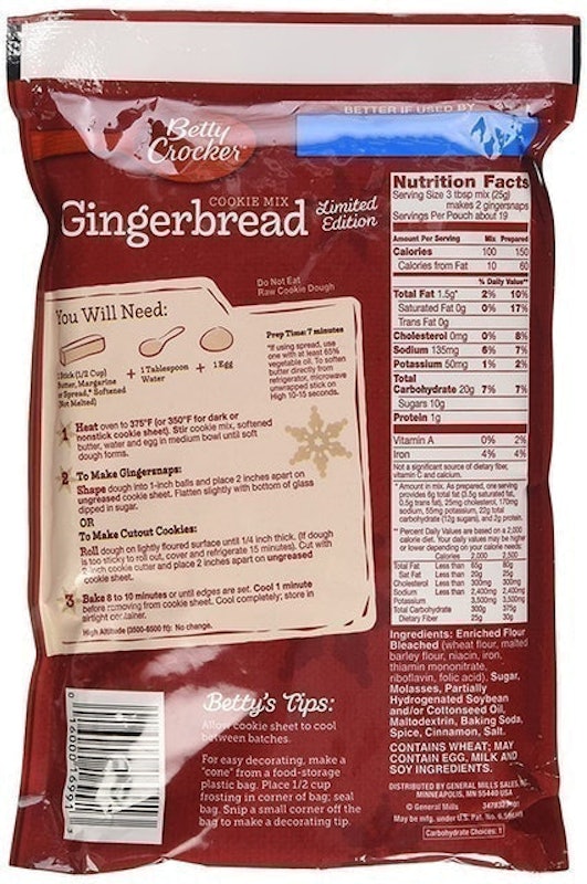 Gingerbread Cookie Mix 2