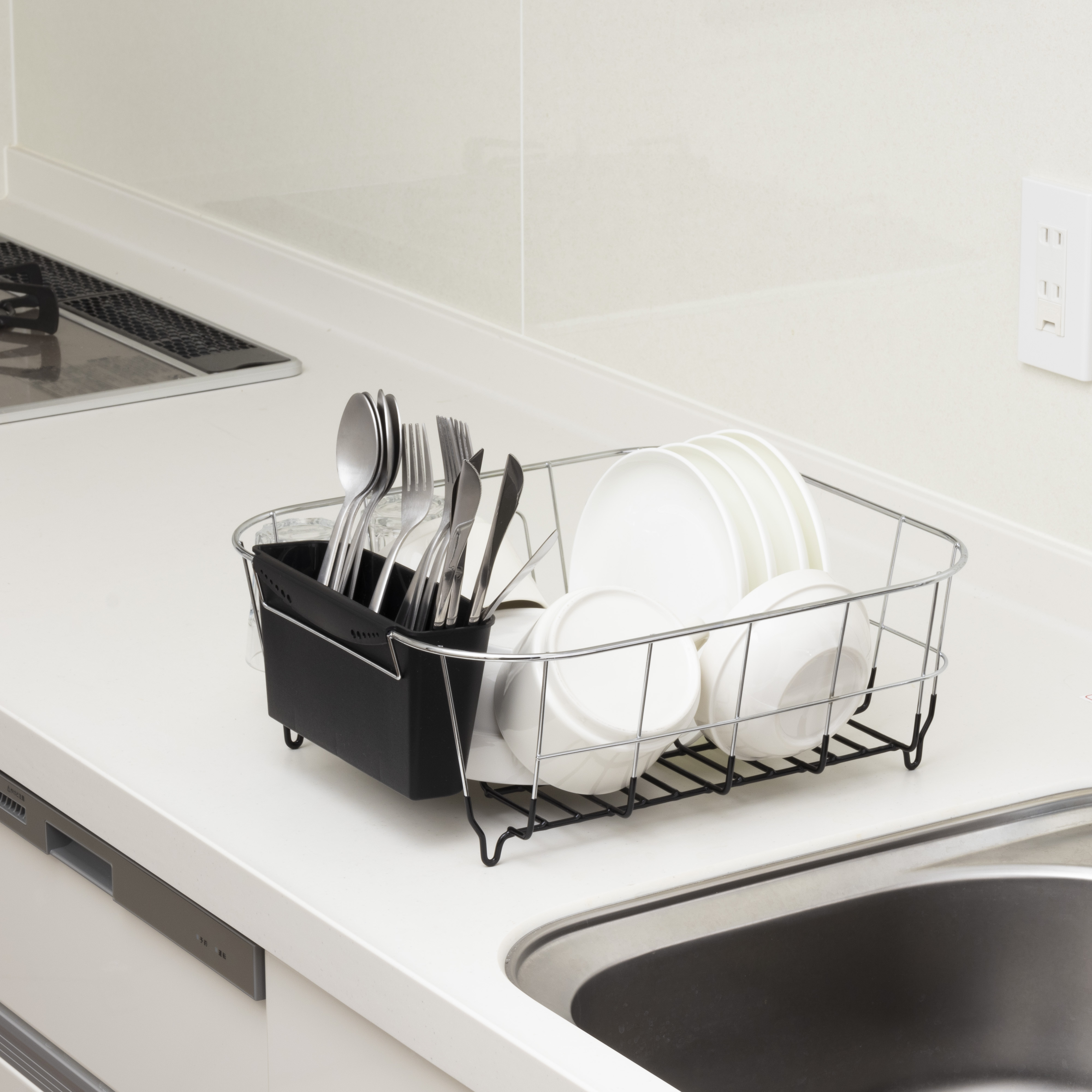 Deluxe Chrome-plated Steel Small Dish Drainers 7