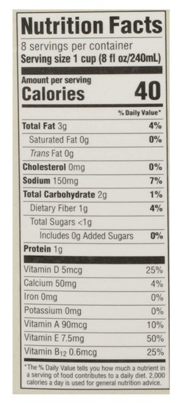 Unsweetened Almond 2