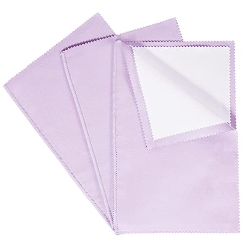 Purple Silver Polishing Cloths 1