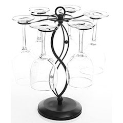 6-Hook Glass Storage