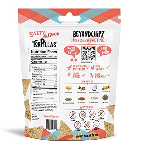 Low Carb Tortilla Chips, Salty Good 2