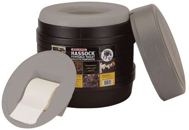 Hassock Portable Lightweight Self-Contained Toilet 1