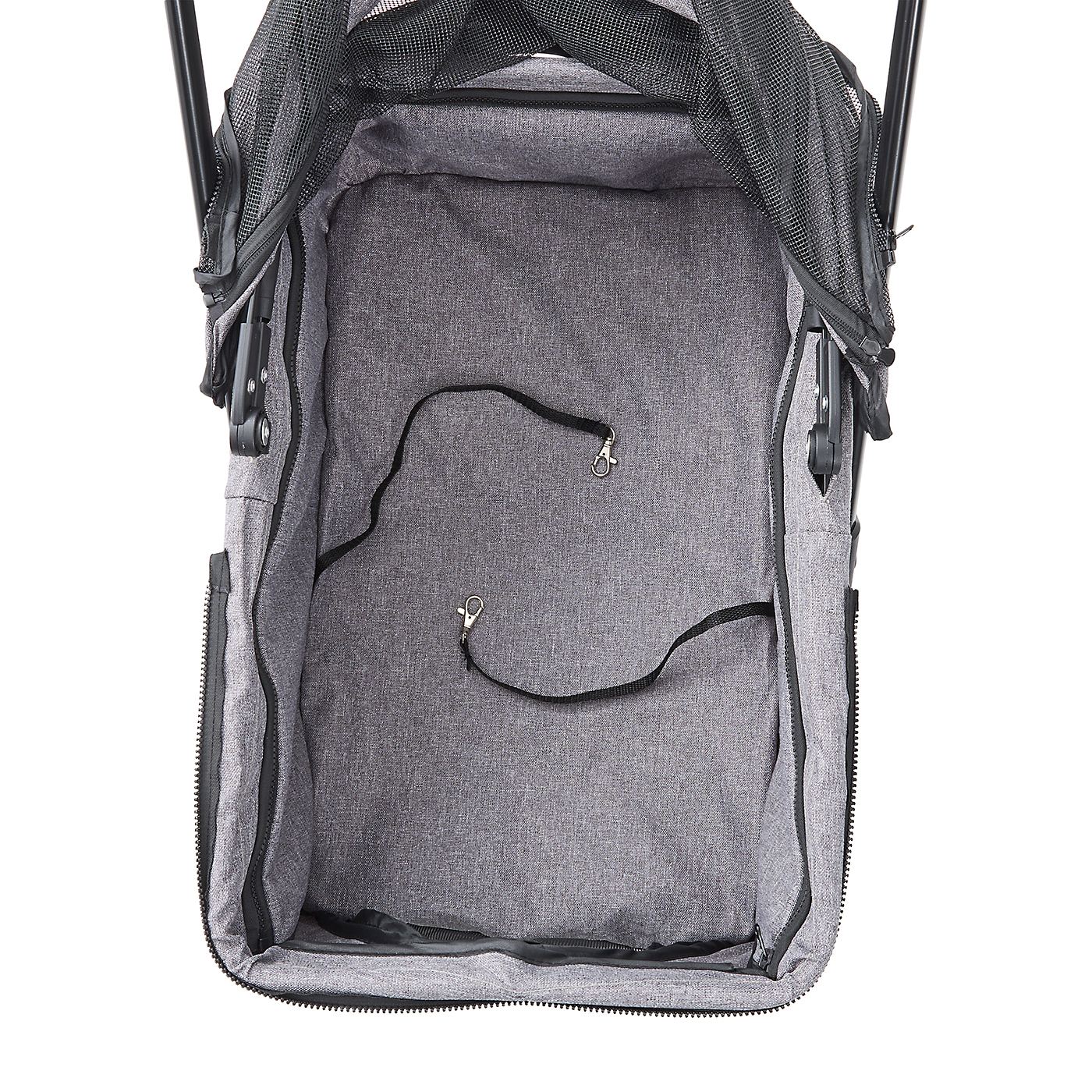 NChanmar Dog Stroller 3-in-1 Folding Dog Stroller 4