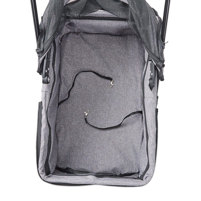 NChanmar Dog Stroller 3-in-1 Folding Dog Stroller 4