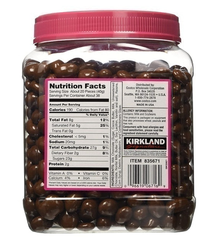 Milk Chocolate Raisins 2