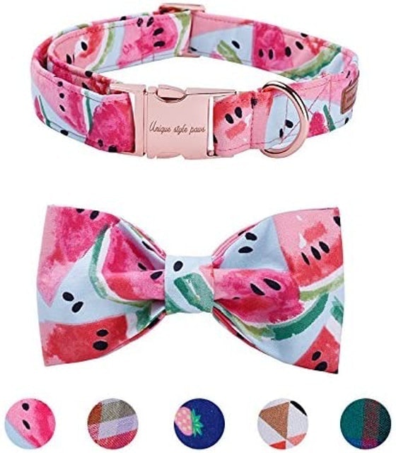 Soft & Comfy Bowtie Dog Collar 1