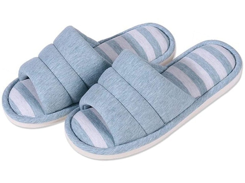 Indoor Open Toe Memory Foam Slip On Slippers 1