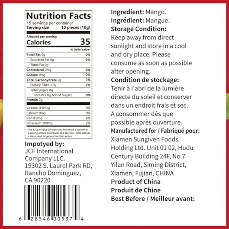 ONETANG Freeze-Dried Fruit Mango 2