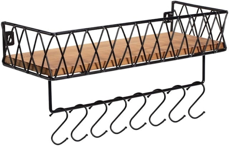 Wall-Mounted Wood Floating Shelf 1