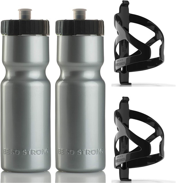 Bike Bottle Holder With Water Bottle 1