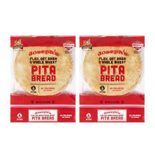 Flax, Oat Bran & Whole Wheat Pita Bread 1