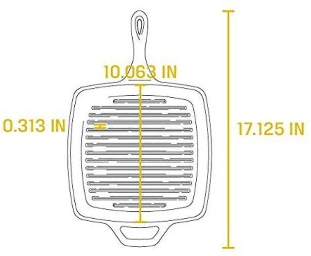 Cast Iron Square Grill Pan 2