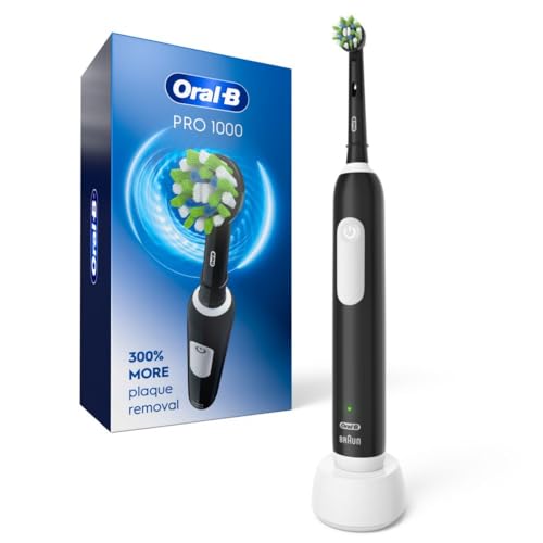 Pro 1000 Rechargeable Electric Toothbrush, Black 1