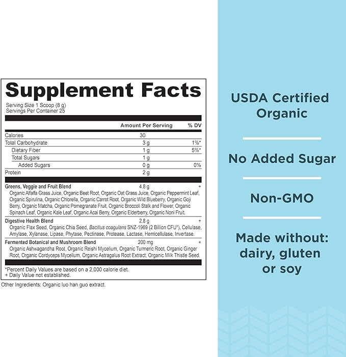 Organic SuperGreens 2