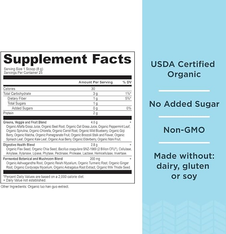 Organic SuperGreens 2