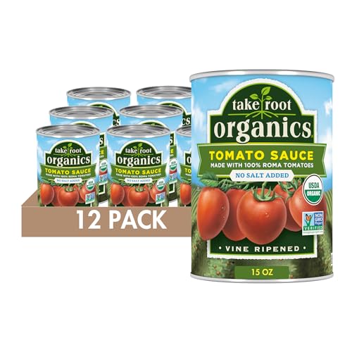 No Salt Added Canned Organic Tomato Sauce 1