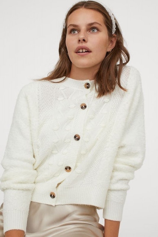 Textured-knit Cardigan 1