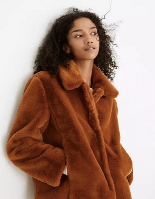Faux-Fur Crop Coat 1