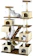 Go Pet Club 87.5" Cat Tree Climber with Ladder and Swing 1