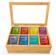 Woodcha Natural Bamboo Tea Box Storage Organizer 1