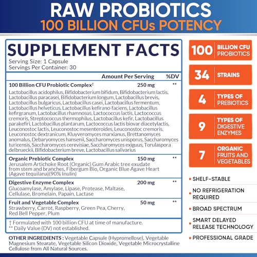 Raw Probiotics 100 Billion CFU 2