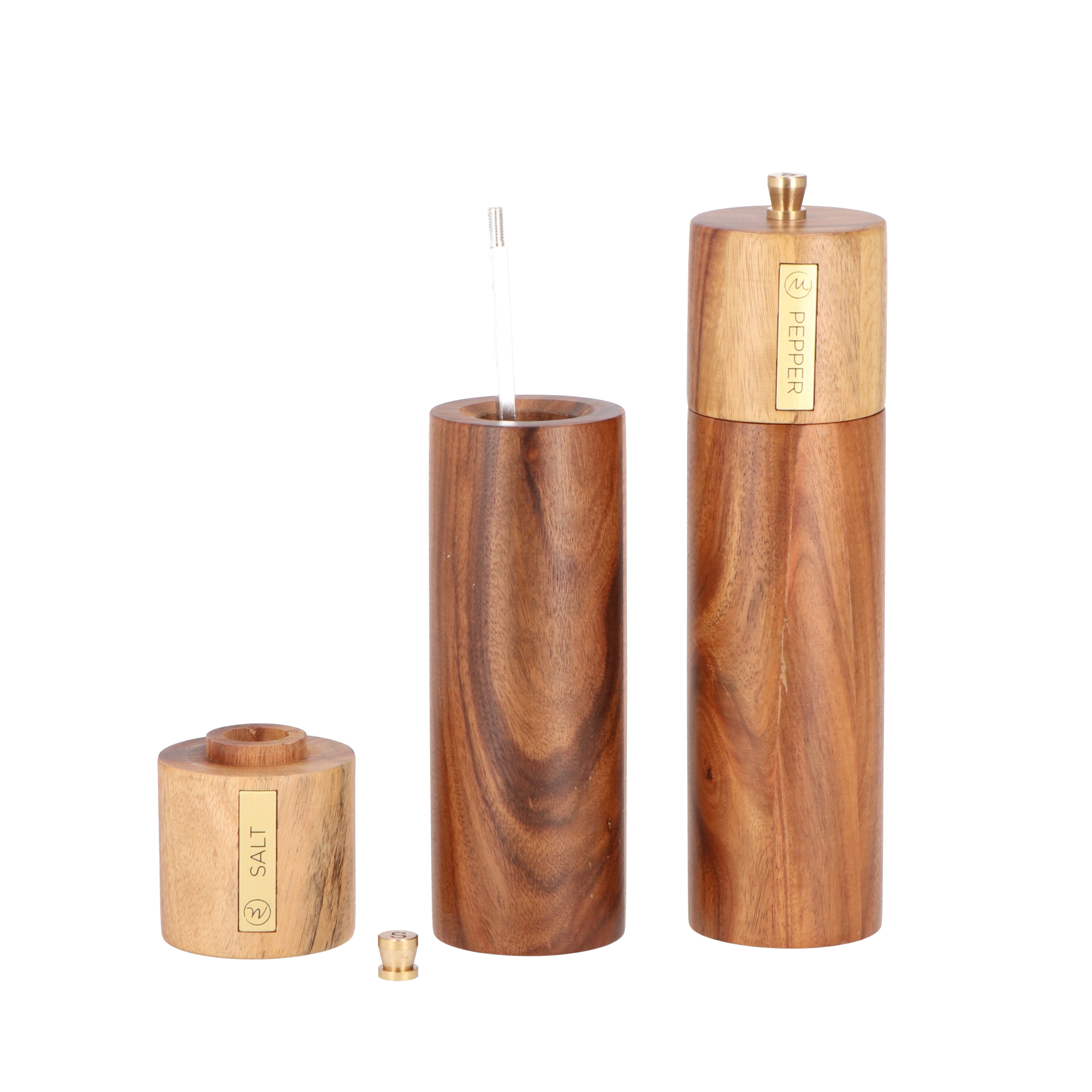 Wooden Salt and Pepper Grinder Set 7