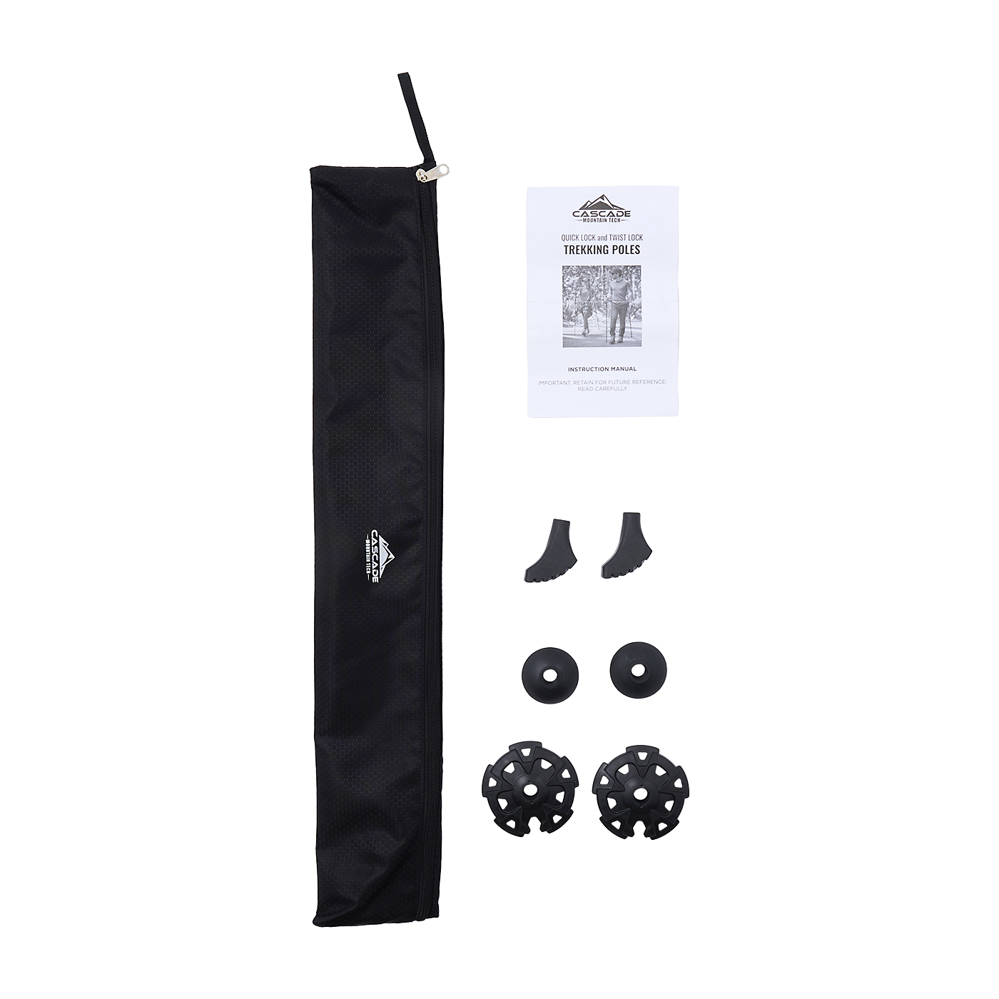 Aluminum Quick Lock Trekking Poles 9